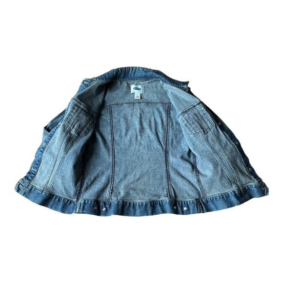 Vintage Y2K blue denim jacket Old Navy from spring 2003 size Small - Picture 10 of 13